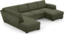 Friday - 3-sits soffa med divan vänster och schäslong höger - Grön