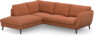 Madison Lux - 2-sits soffa med divan vänster - Orange