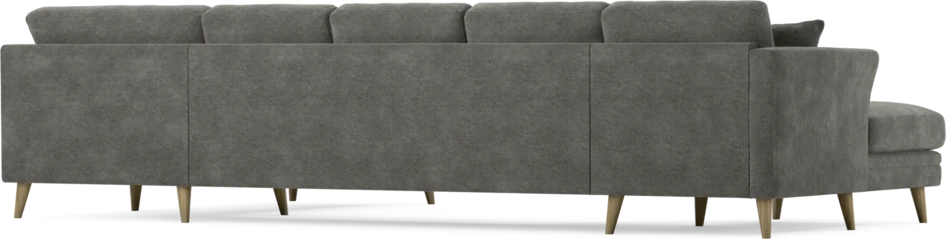 Eden - 3-sits soffa med schäslong vänster och divan höger - Grå