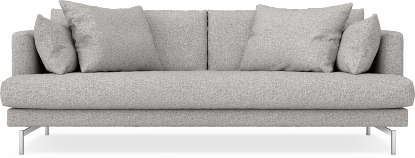 Harper - 3-sits soffa, hel dyna - Vit