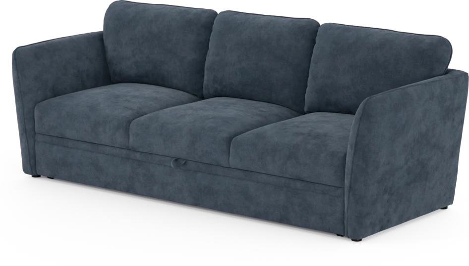 Öland - Bäddsoffa 3-sits, längsbäddad - Blå