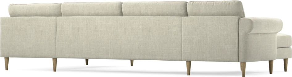 Bridge - 3-sits soffa med schäslong vänster och divan höger - Beige