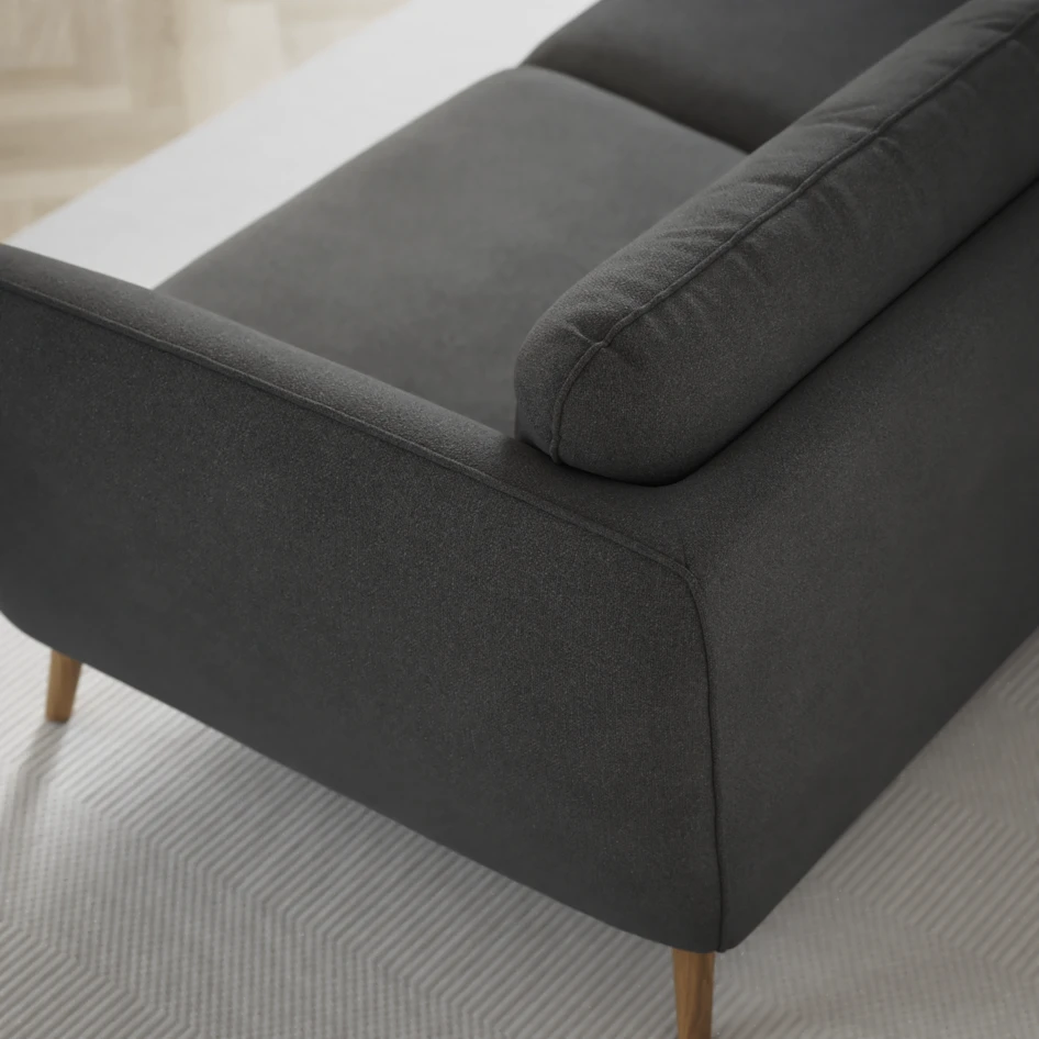 Madison Lux - 2-sits soffa med divan vänster och schäslong höger - Grå