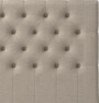 Delux Pikerad XL - Sänggavel, 90-210 cm - Beige