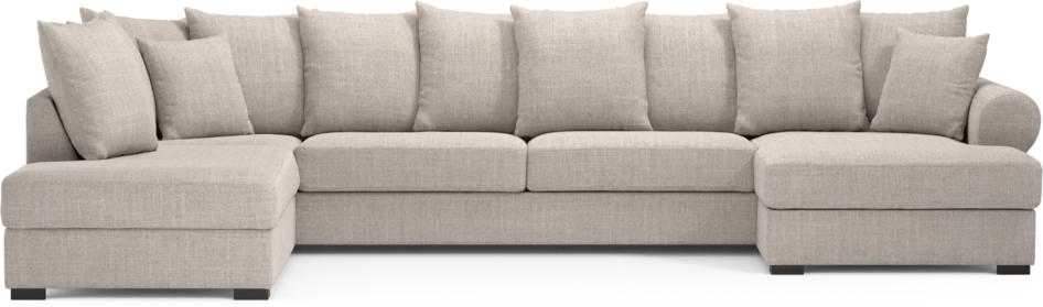 Town - 3-sits soffa med divan vänster och schäslong höger - Beige