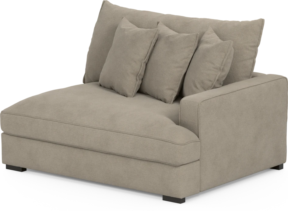 Rossi - 2-sits med armstöd höger - Beige