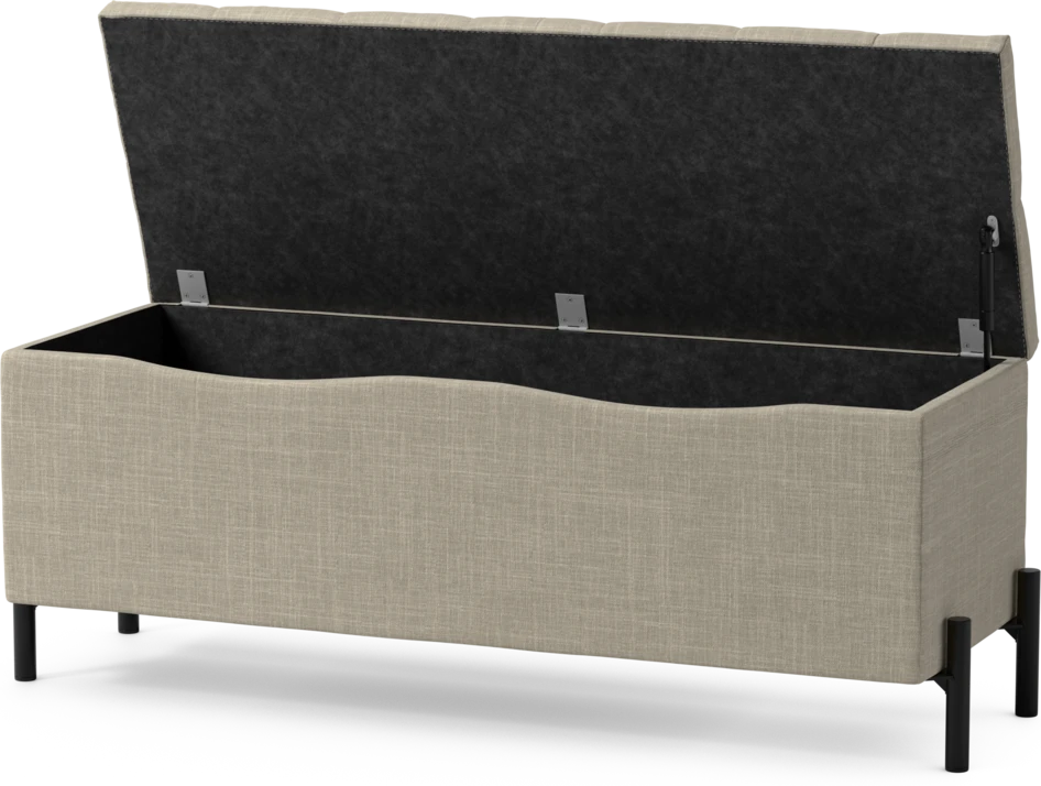Delux Pikerad XL - Sittbänk pikerad - Beige