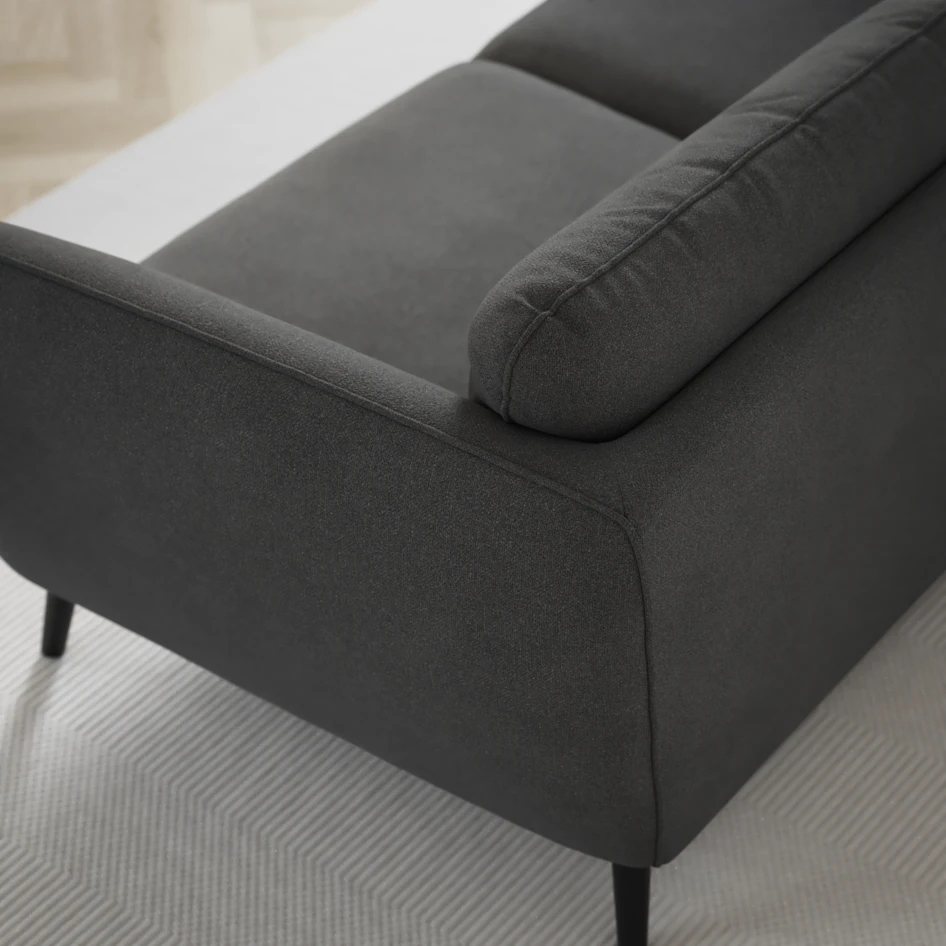 Madison - 2-sits soffa med divan vänster och schäslong höger - Grå