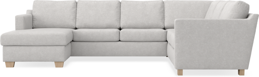 Friday - Hörnsoffa, 3+2-sits med schäslong vänster - Grå