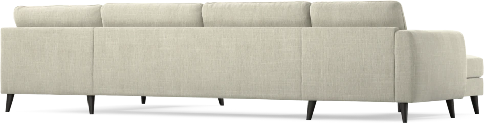 Bridge - 3-sits soffa med schäslong vänster och divan höger - Beige