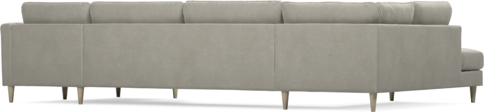 Bridge - 3-sits soffa med divan vänster och schäslong höger - Grå