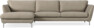 Madison Lux - 3-sits soffa med schäslong vänster - Beige