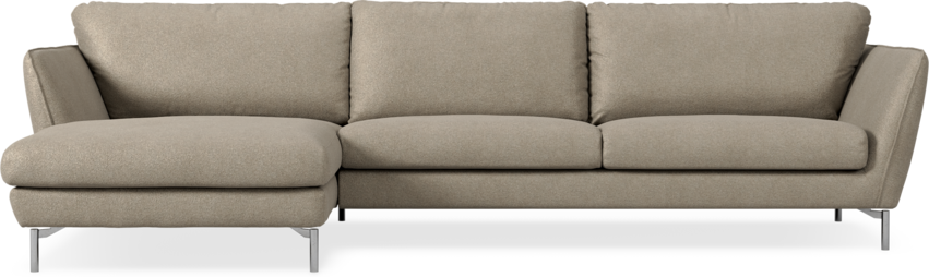 Madison Lux - 3-sits soffa med schäslong vänster - Beige