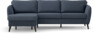 County - 3-sits soffa med flyttbar schäslong - Blå