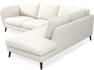 Madison - 2-sits soffa med divan höger - Vit