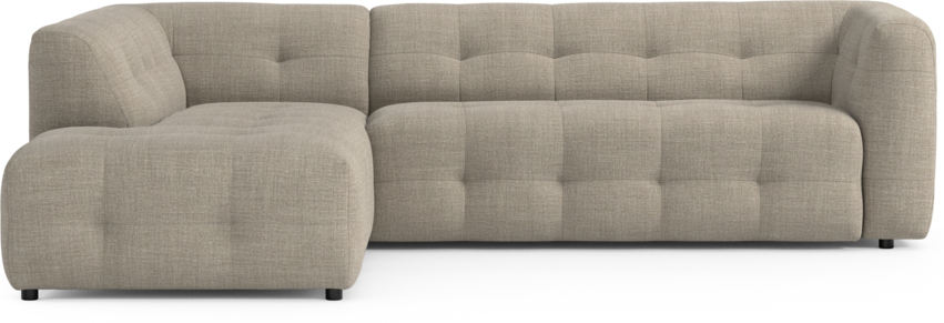 Bella - 3-sits soffa med divan vänster - Beige