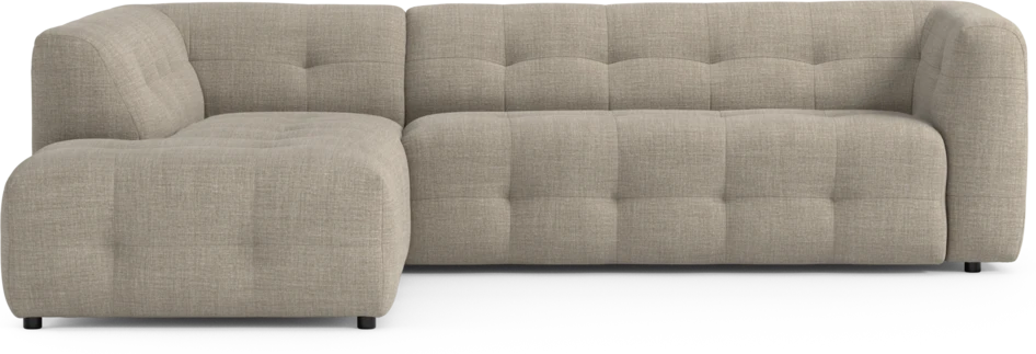 Bella - 3-sits soffa med divan vänster - Beige
