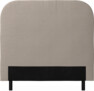 Delux Rundad - Sänggavel, 90-210 cm - Beige