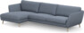 Madison Lux - 3-sits soffa med schäslong vänster - Blå