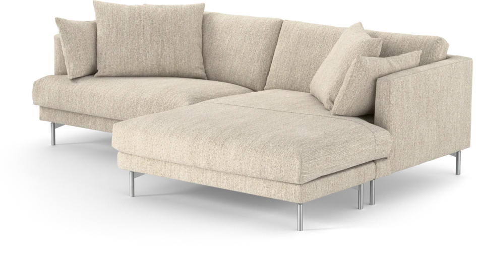 Harper - 4-sits med schäslong XL höger - Beige