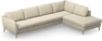 County - 3-sits soffa med divan höger - Beige
