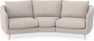 Madison - 3-sits soffa svängd, 70 cm - Beige
