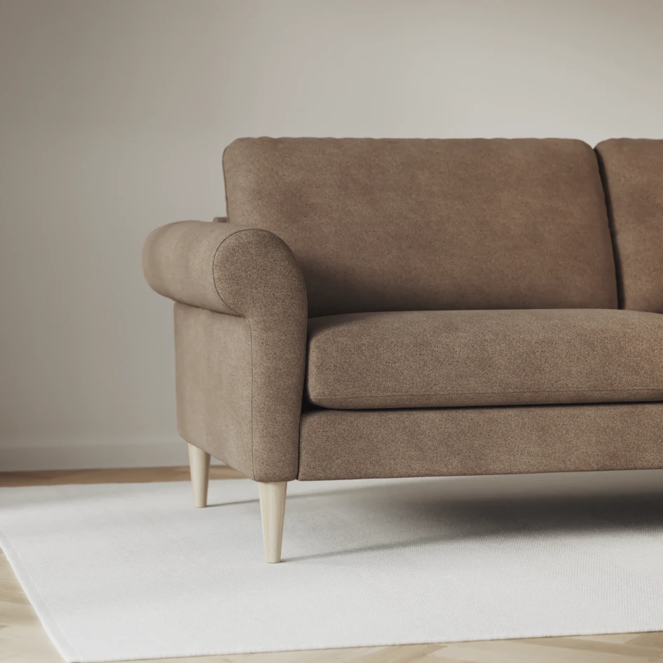 Bridge - Hörnsoffa, 2+3-sits - Brun