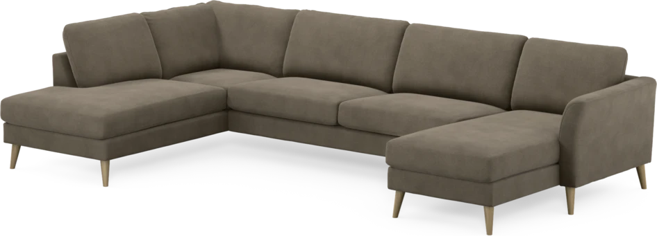 Bridge - 3-sits soffa med divan vänster och schäslong höger - Beige