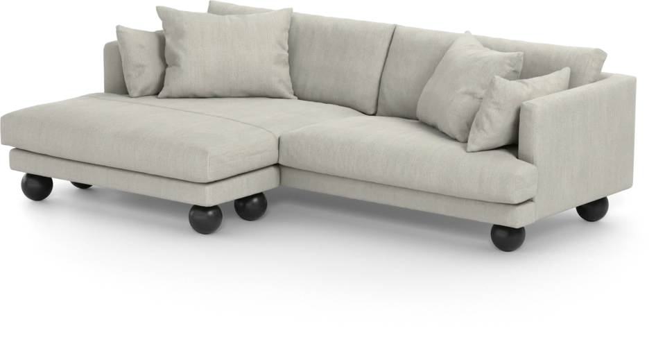 Harper - 4-sits med schäslong XL vänster - Beige