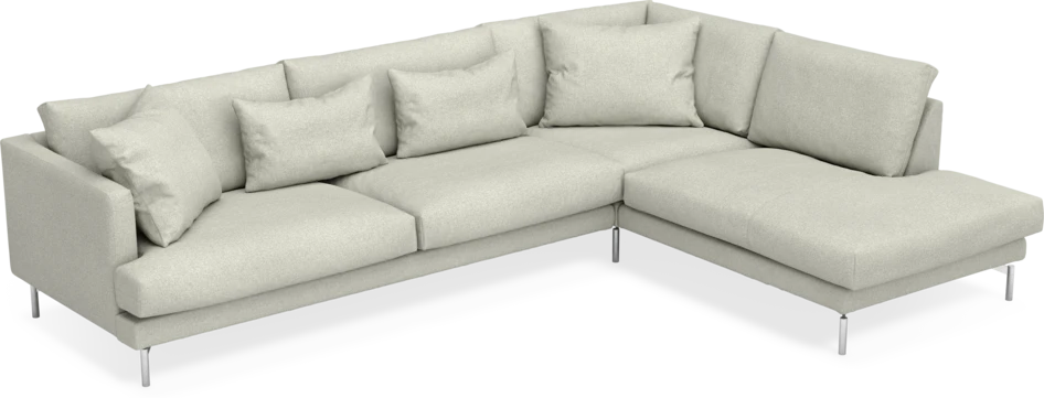 Harper - 3-sits soffa med divan höger - Beige