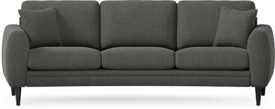 Eden - 3-sits soffa svängd - Grå