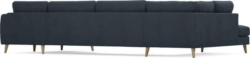 Bridge - 3-sits soffa med divan vänster och schäslong höger - Blå
