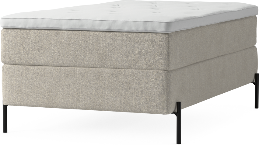 Delux Dream - Kontinentalsäng, enkelsäng 120 cm med bäddmadrass och sängben