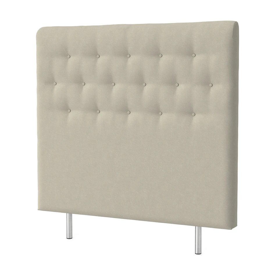 Roma pikerad - Sänggavel, 80-210 cm - Beige