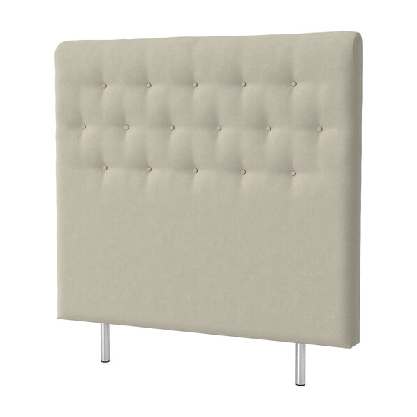 Roma pikerad - Sänggavel, 80-210 cm - Beige