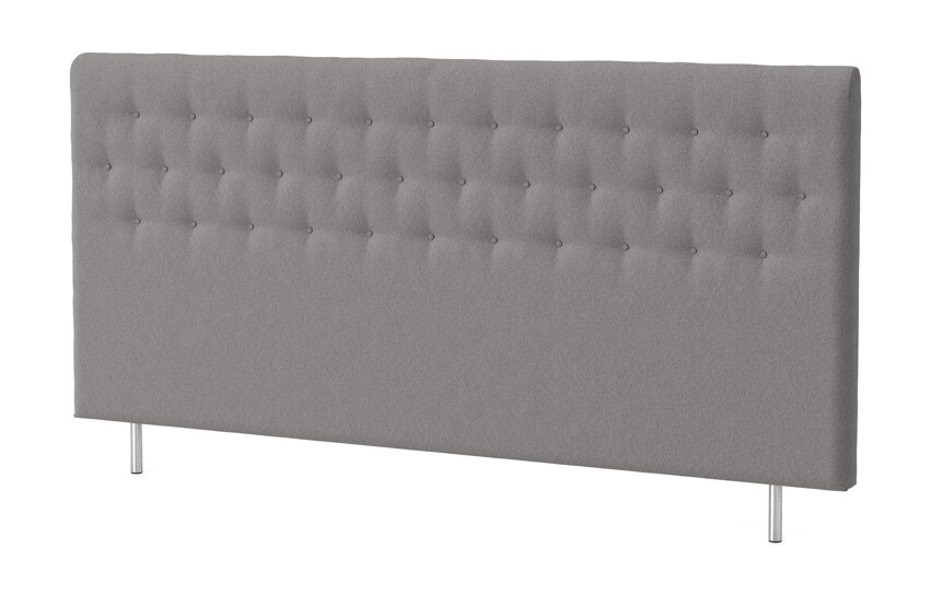 Roma pikerad - Sänggavel, B 240-280 cm - Grå
