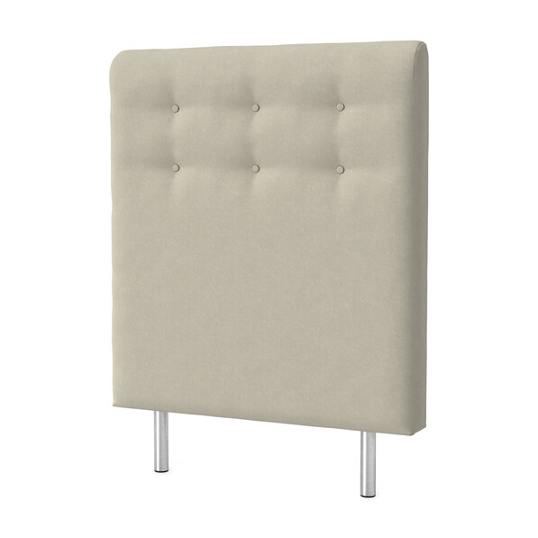 Roma pikerad - Sänggavel, B 80-140 cm - Beige