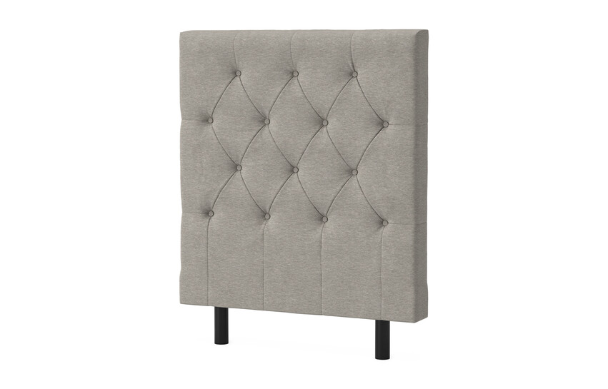 Energy Pikerad - sänggavel låg, 90-210 cm - Beige