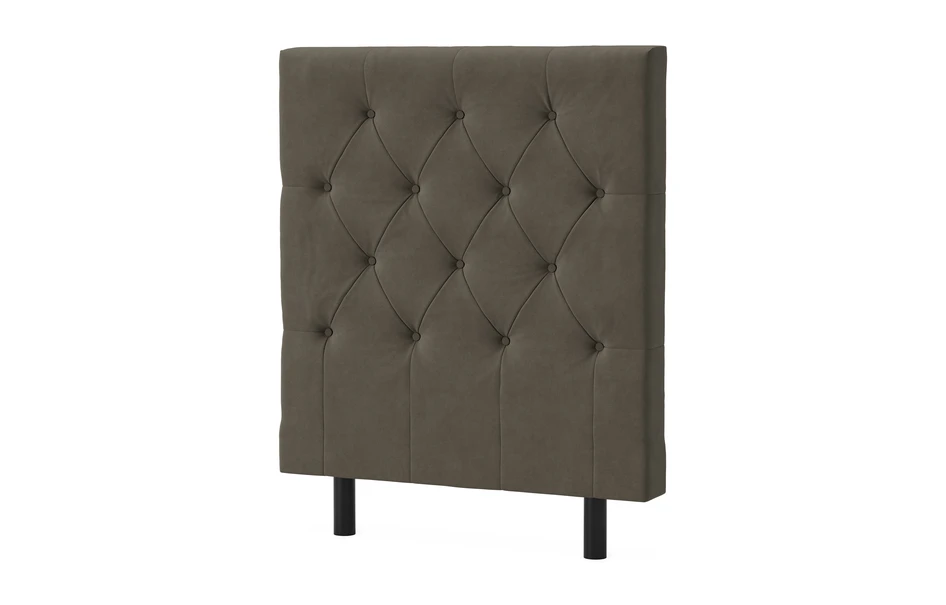 Energy Pikerad, låg - sänggavel låg, 90-210 cm - Brun