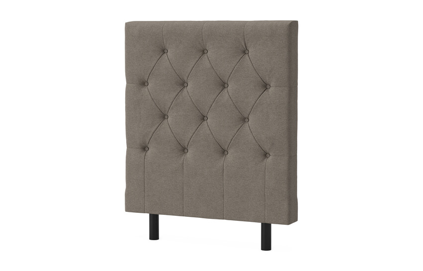 Energy Pikerad - Sänggavel låg, 90-210 cm - Brun