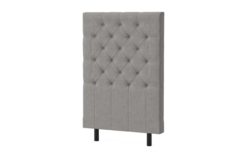 Energy Pikerad - Sänggavel, 90-210 cm - Grå