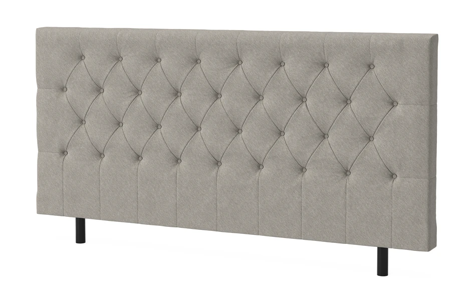 Energy Pikerad - Sänggavel låg, 90-210 cm - Beige
