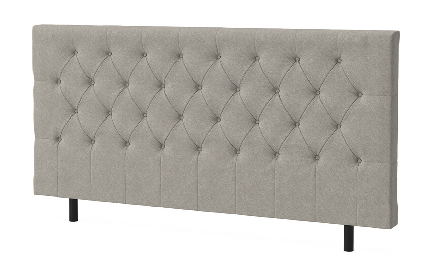 Energy Pikerad - Sänggavel låg, 90-210 cm - Beige