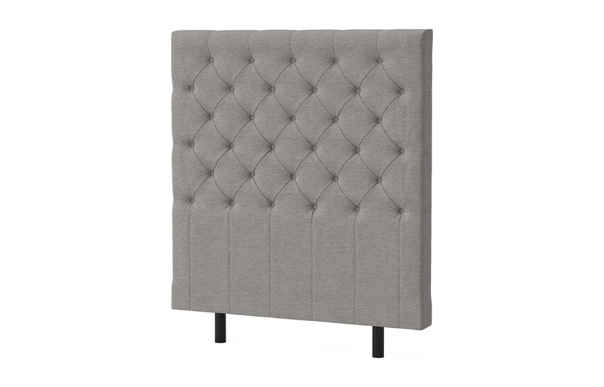 Energy Pikerad - Sänggavel, 90-210 cm - Grå