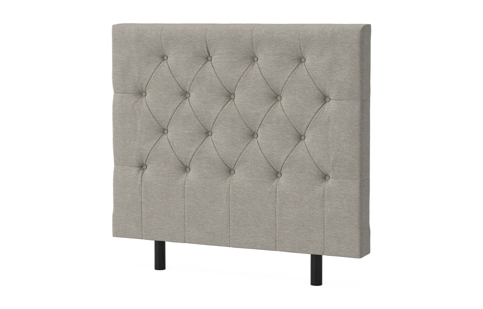 Energy Pikerad - Sänggavel låg, 90-210 cm - Beige
