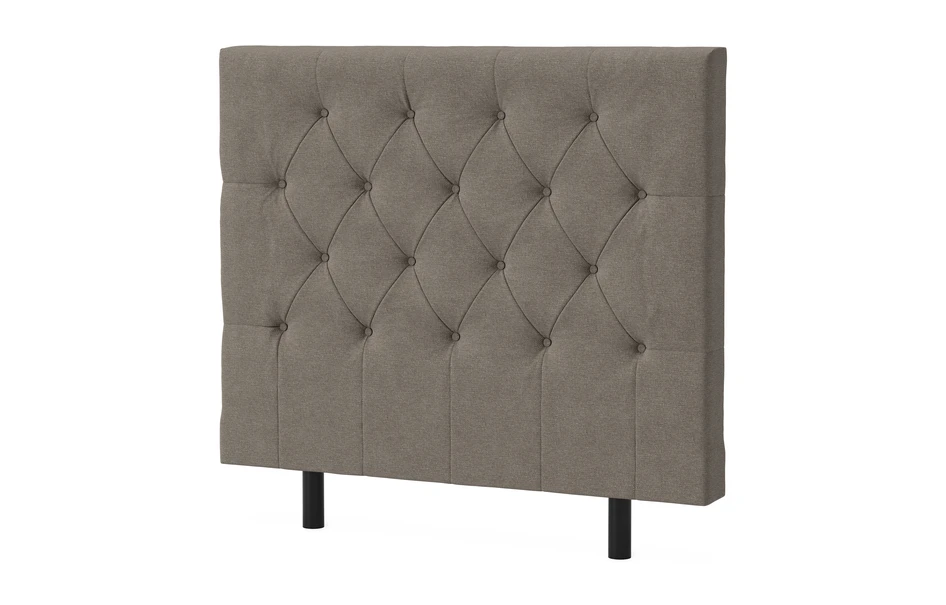 Energy Pikerad - Sänggavel låg, 90-210 cm - Brun