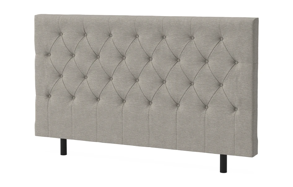 Energy Pikerad - Sänggavel låg, 90-210 cm - Beige