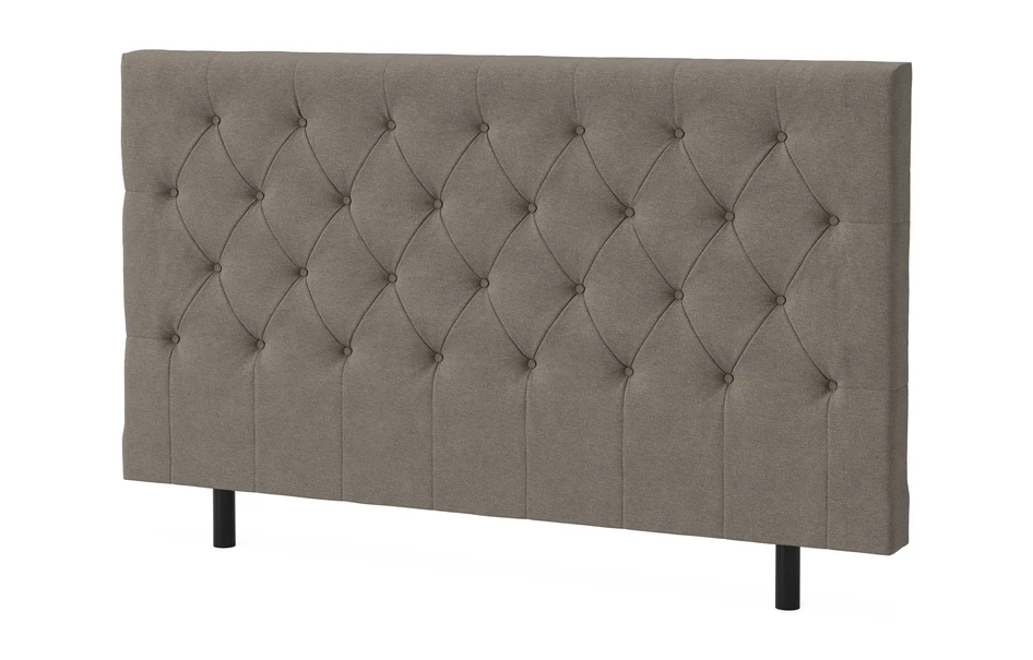 Energy Pikerad - Sänggavel låg, 90-210 cm - Brun