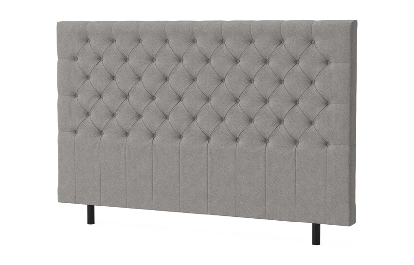Energy Pikerad - Sänggavel, 90-210 cm - Grå