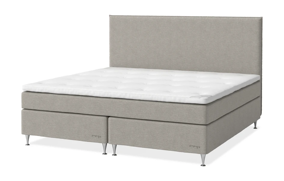 Energy Comfort - Kontinentalsäng, dubbelsäng med bäddmadrass Energy Comfort - Beige